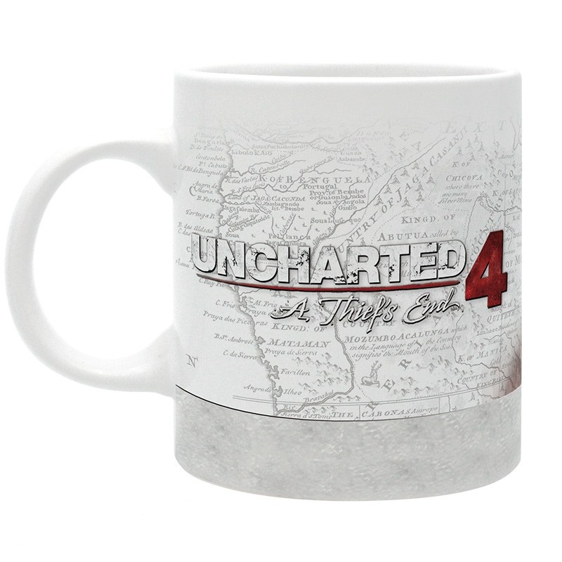 UNCHARTED Mug 320 ml White Map