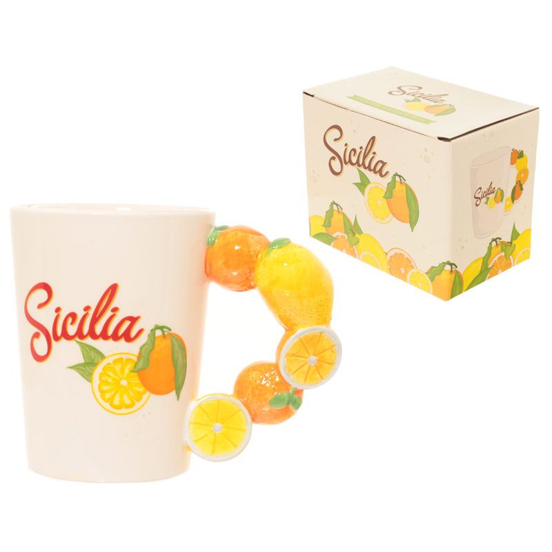 Mug anse Citrons & Oranges Sicilia