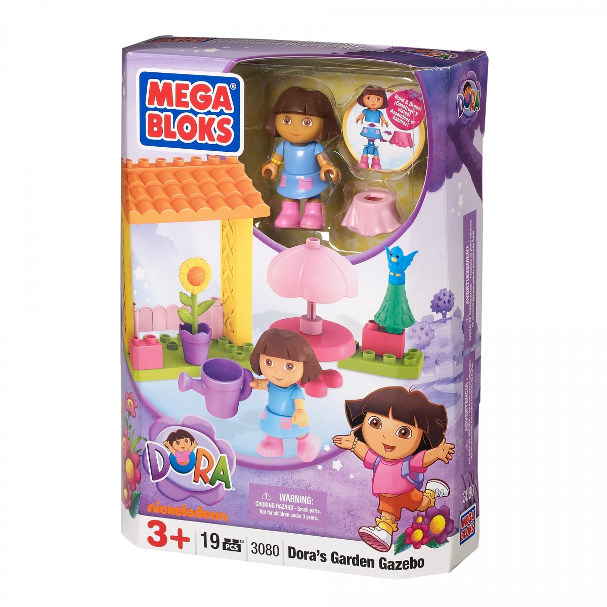 DORA Mega Bloks Playset Dora's Garden Gazebo