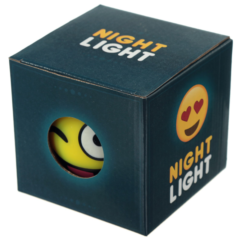 Lampe ou Veilleuse Emoji Clin d'oeil LED