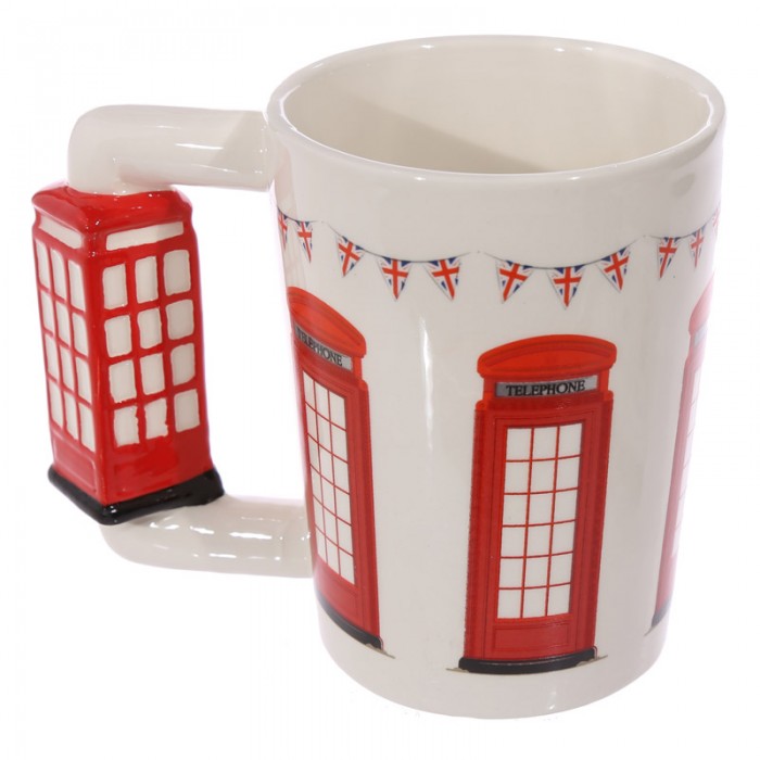 LONDRES Mug anse cabine de tlphone anglaise