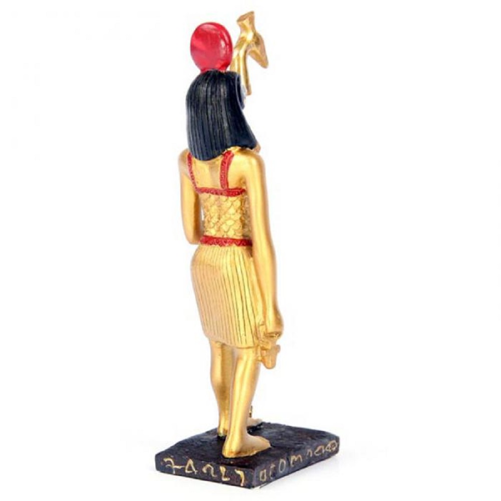 1001KDO EGYPTIEN Statuette egyptienne Dieu Horus tenant une ankh et un sceptre