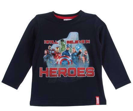 AVENGERS T-shirt longue manche rouge