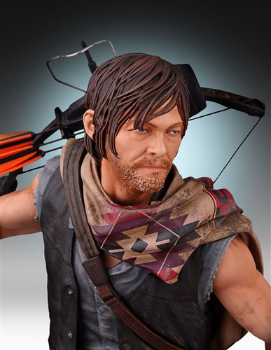 THE WALKING DEAD Statuette 1/8 Daryl & the Wolves 26 cm